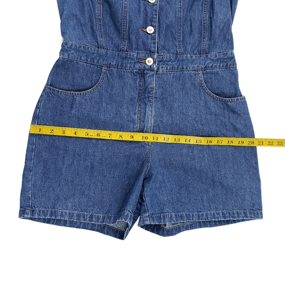 VS London Jean 10 Vintage Cotton Denim Romper F - Picture 8 of 9